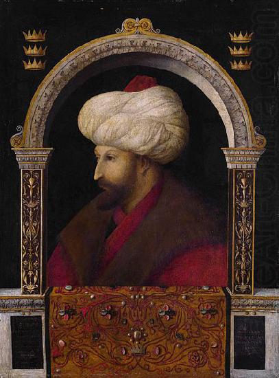 Gentile Bellini Portrait of Mehmed II by Venetian artist Gentile Bellini china oil painting image